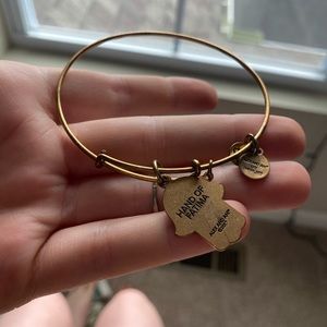 Alex and ani gold hand of Fatima